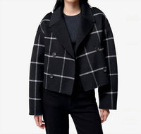 Vanessabruno - Beran Oversized Check Pattern Jacket