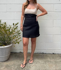 Olivaceous - Isla Sleeveless Mini Dress