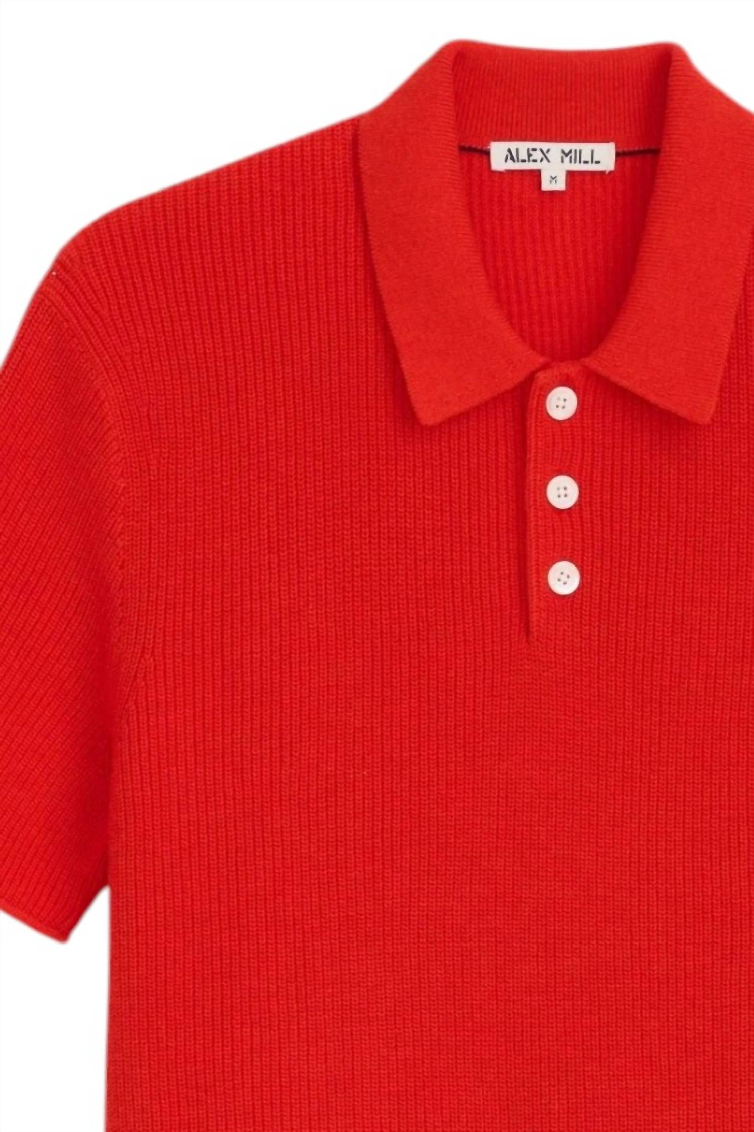 Alex Mill - Men's Jayce Polo Sweater