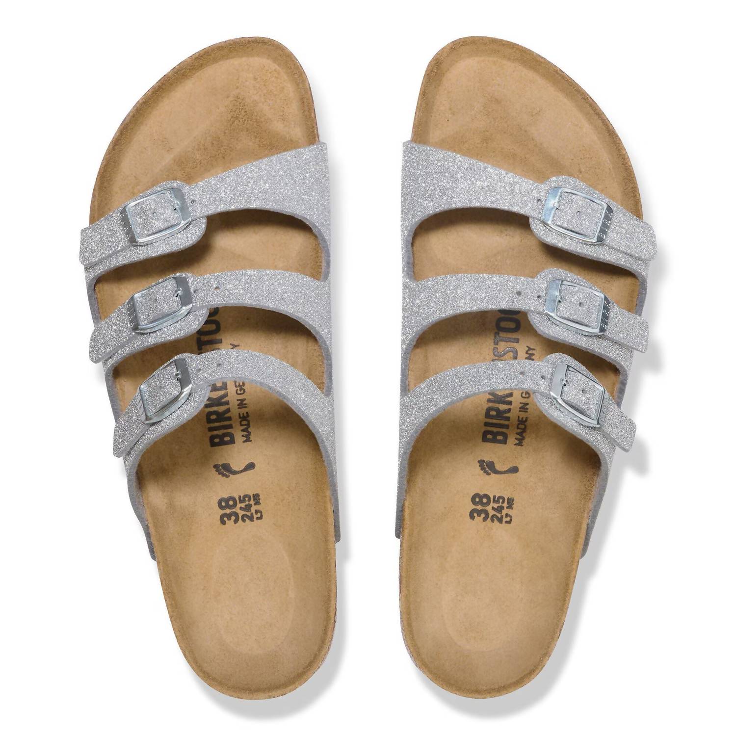 Birkenstock - Women's Florida Birko-flor Shiny Glitter Sandal