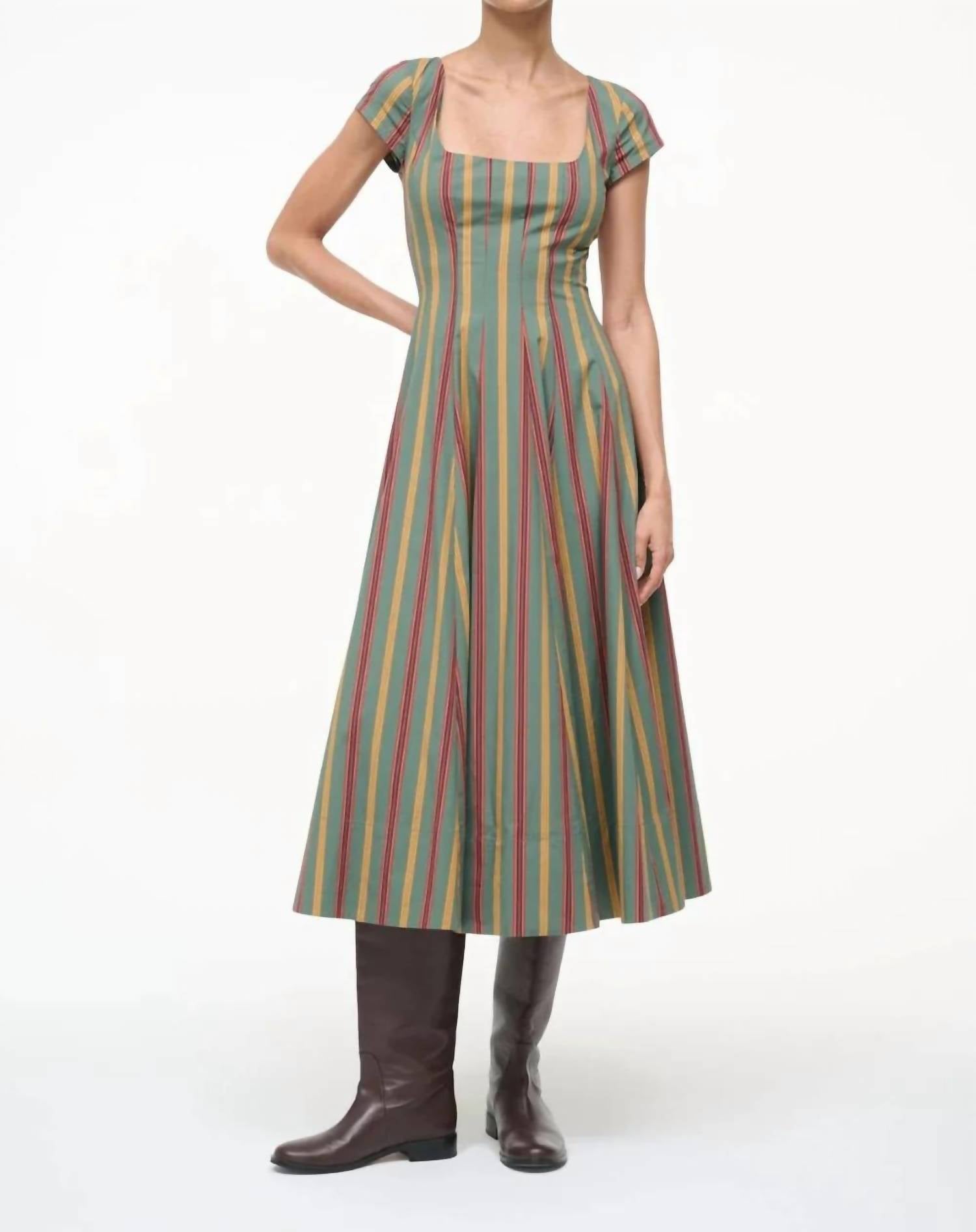 Staud - Wells Short Sleeved Dress