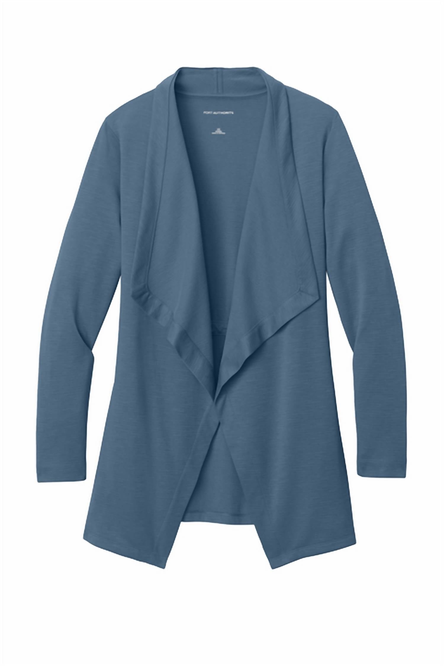 Port Authority Women’s Breakwater Open Cardigan in dusk blue - women's cardigan - view 4