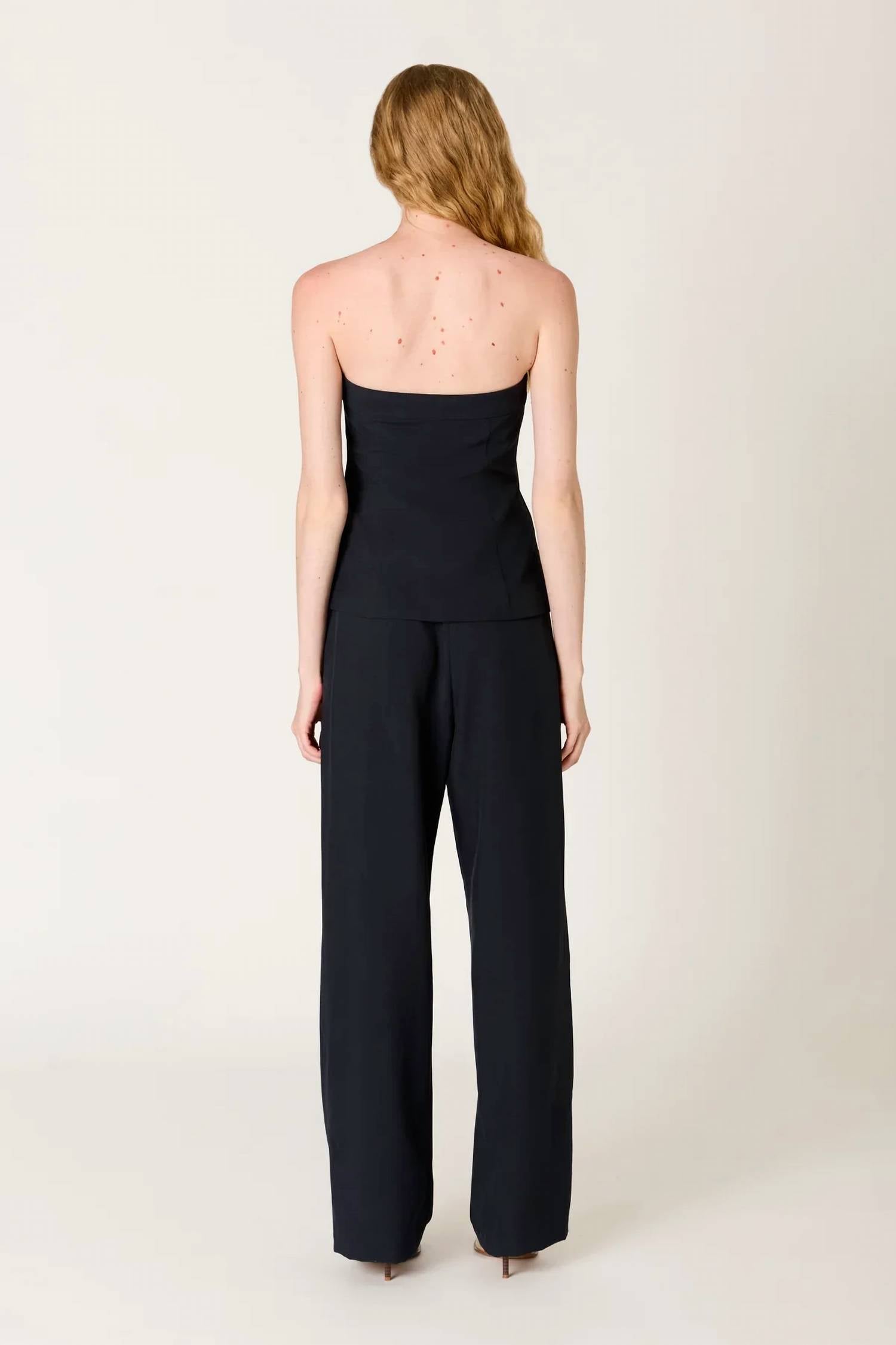 Nia - Grainge Strapless Top