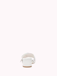 Gianvito Rossi - Women's Leather Buckle Flat Slide Sandals