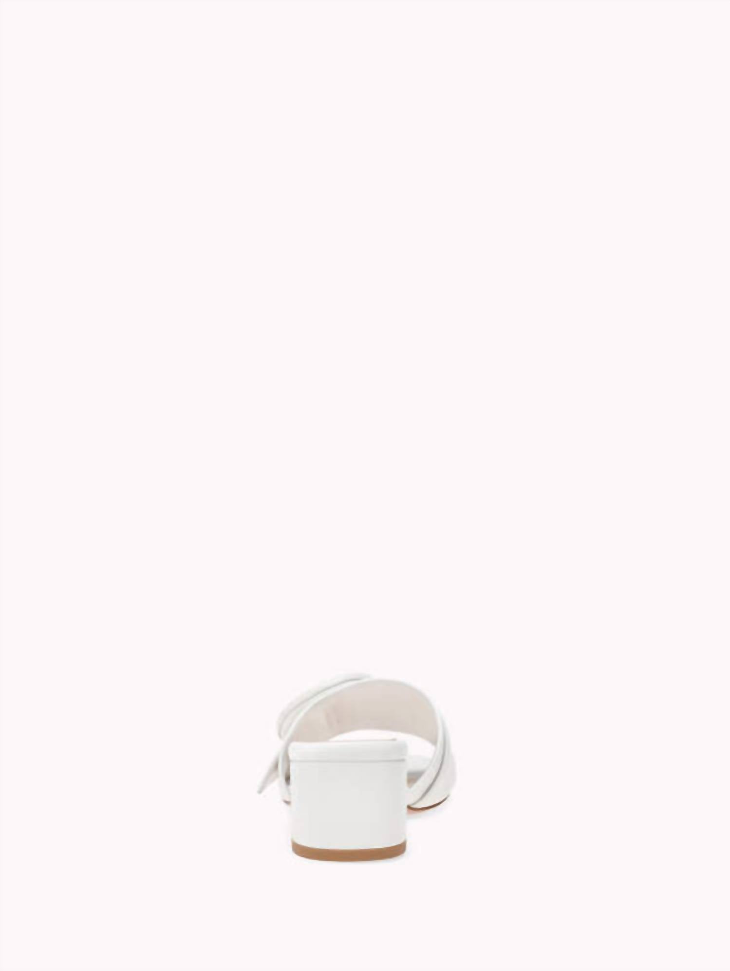 Gianvito Rossi - Women's Leather Buckle Flat Slide Sandals