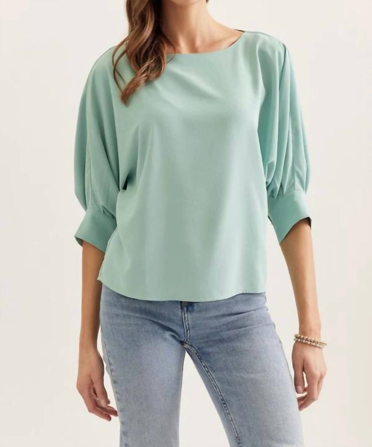Entro - Chic Boat Neck Top
