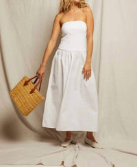Perfectwhitetee - Kai Woven Strapless Dress