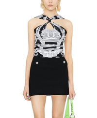 Versace - Baroque Crop Top