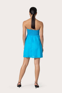 Lusana - Talia Linen Mini Dress