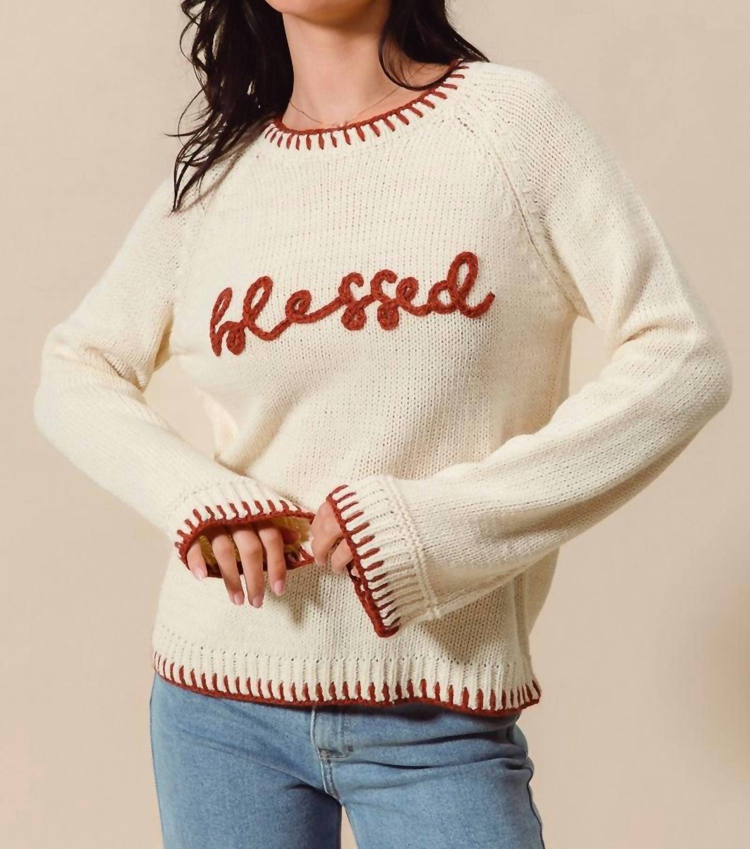 So Me - Blessed Crewneck Sweater