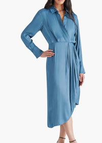 STEVE MADDEN Martina Dress in ocean blue 1 - women's dress - detail view