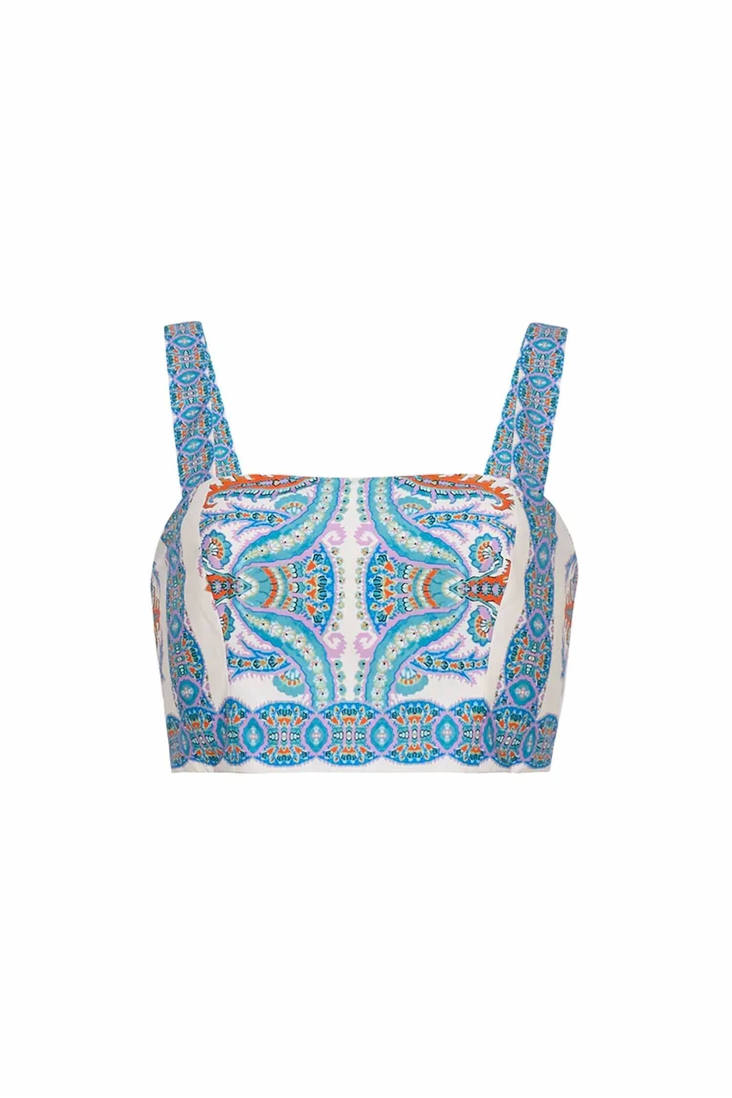 Cara Cara - Helena Square Neck Crop Top