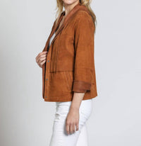 11 Uptown - Double Faced Snap Front Jacket