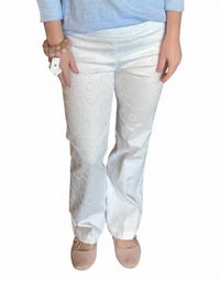 Elliott Lauren Daisy Bootcut Pants in white - women's pants