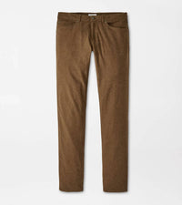PETER MILLAR Men's Mountainside Flannel Five-Pocket Pant in bourbon - men's pants