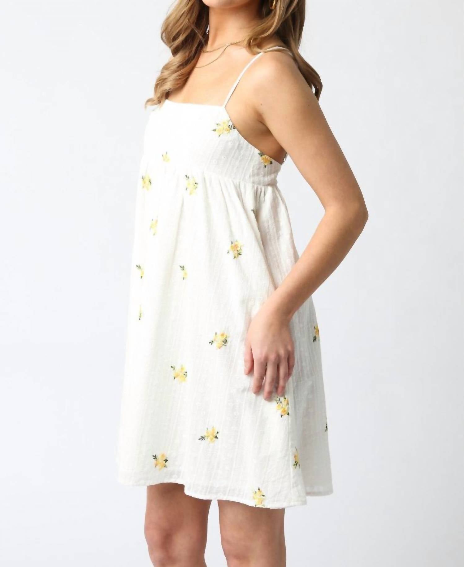 Olivaceous - Sarah Floral Mini Dress