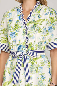 She + Sky - Summer Garden Mini Dress