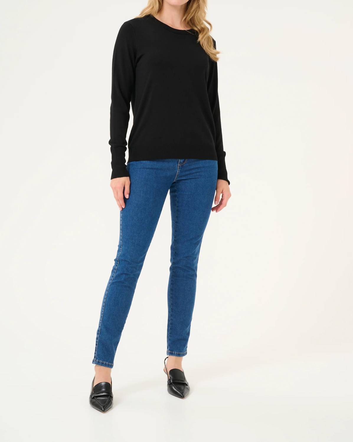 Kaffe - Kalizza Round Neck Regular Fit Pullover Sweater