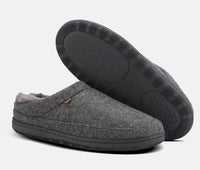 Lamo Men's Julian Clog Ii Slipper in grey wool - men's loafer - view 9