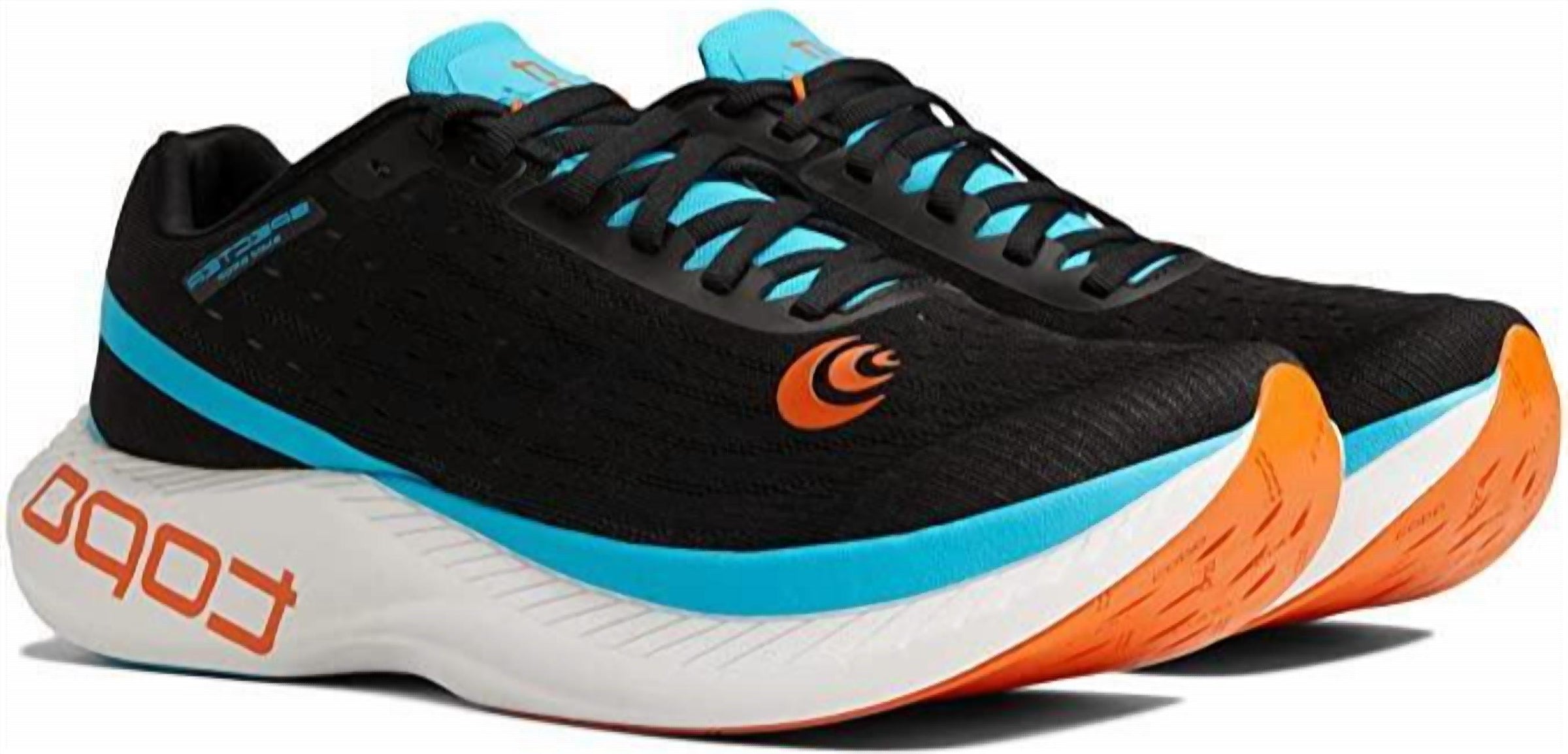Topo Athletic Men's Specter Running Shoe in black blue - men's shoe - alternate view