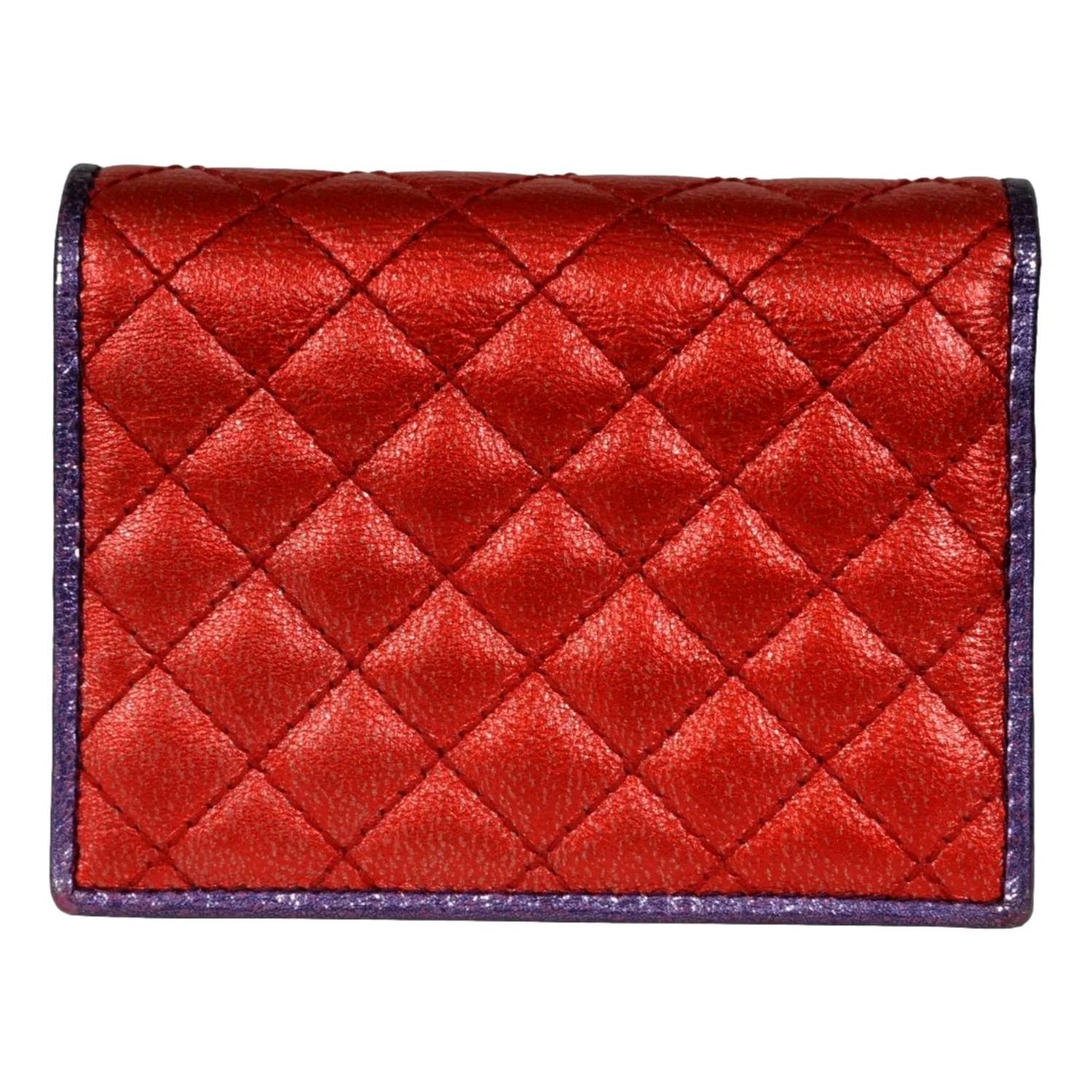 Gucci - Women's Zumi Nappa Trapunata Quilted Card Case Wallet
