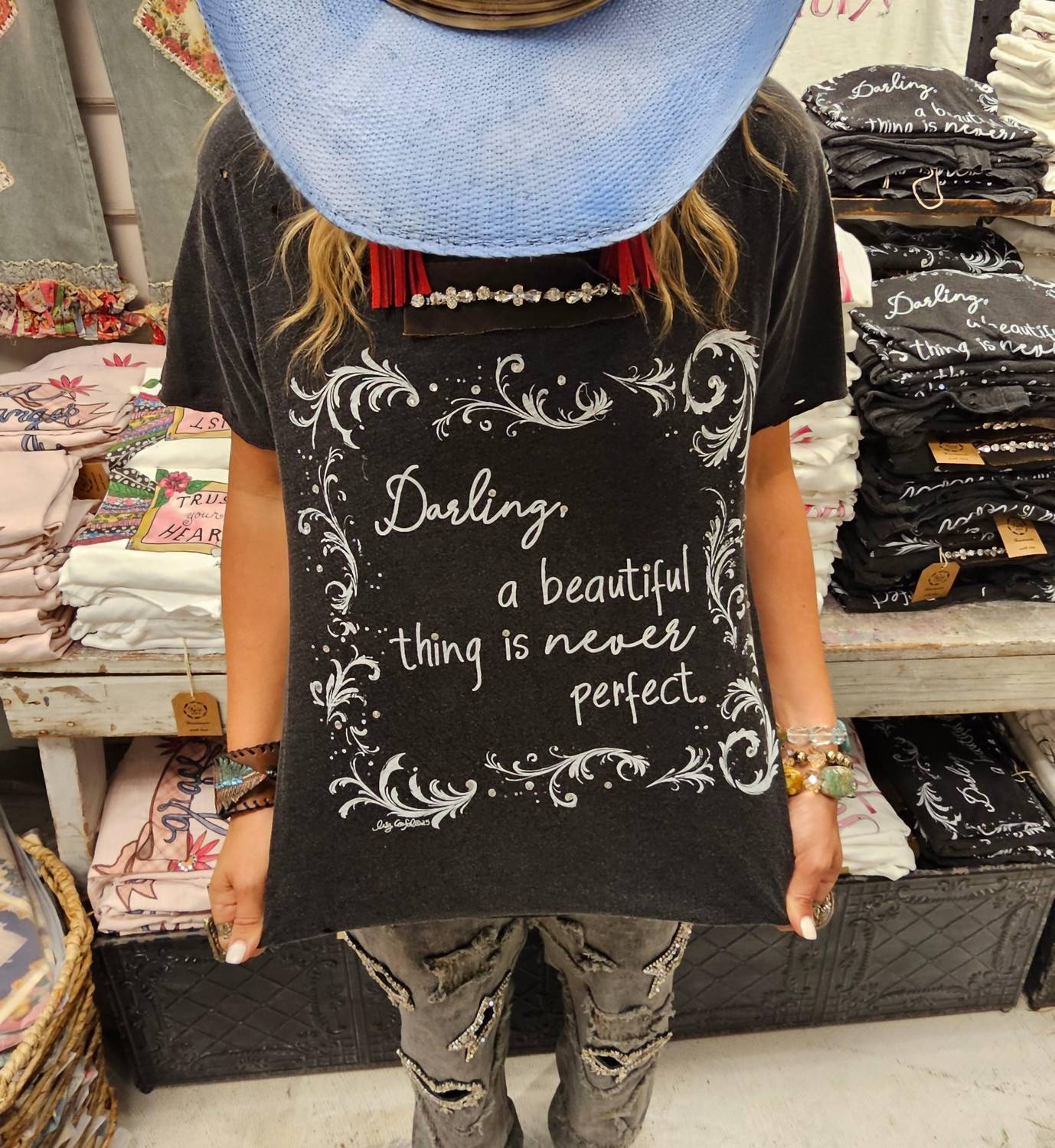 A Rare Bird - Women's Darling Distressed Shirt