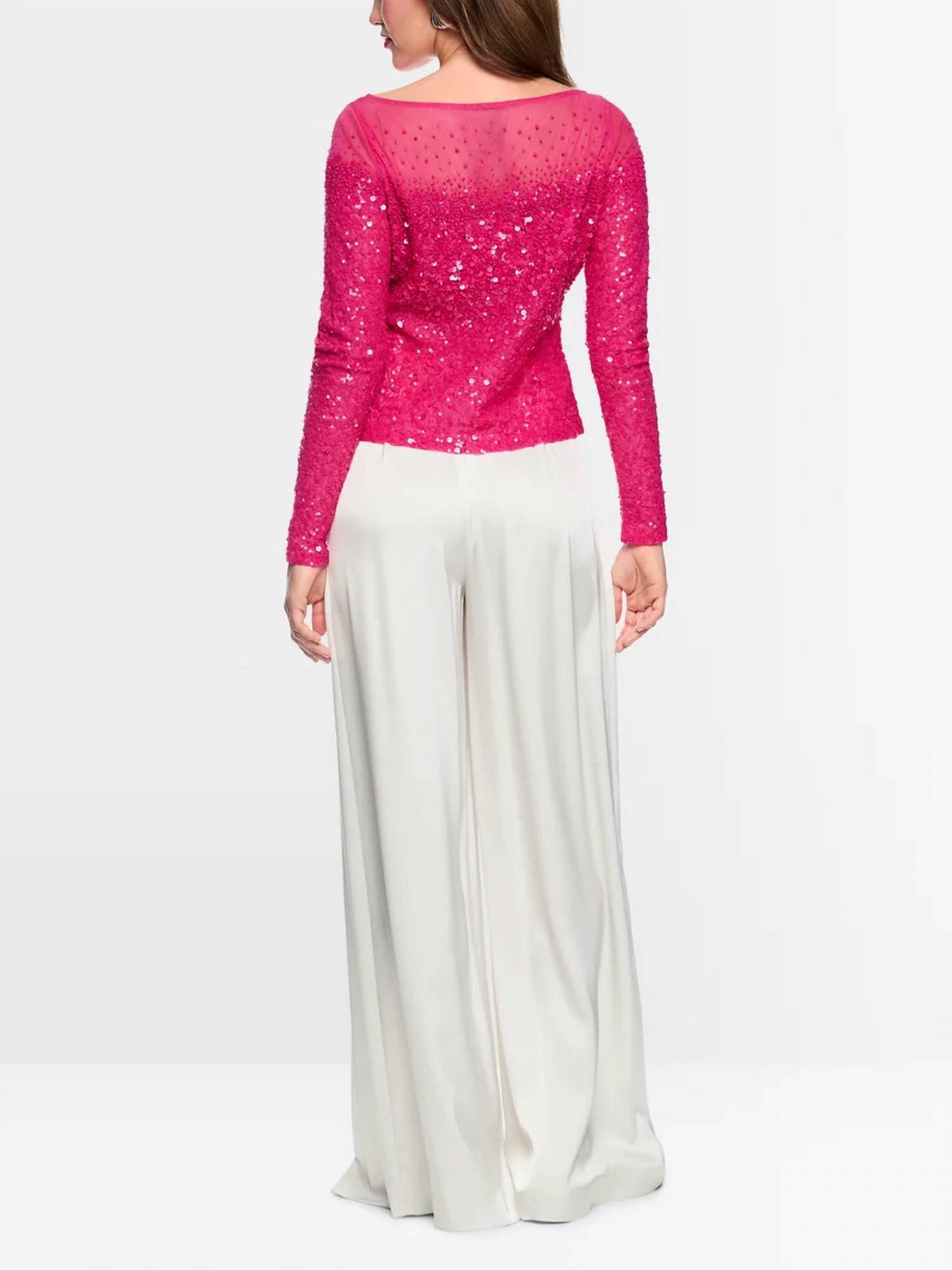 Marc Cain - Sequin Long Sleeves Top