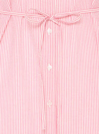 B.Young - Ime Striped Shirt Midi Dress