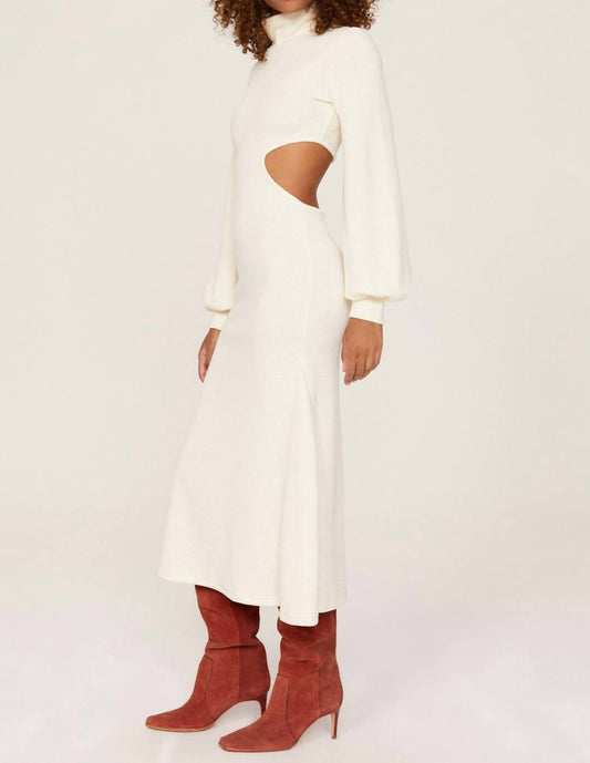 We Wore What - Cut Out Sweater Midi Dress