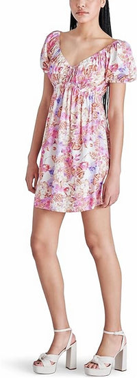STEVE MADDEN Tamara Dress in dark blush floral - women's dress - alternate view