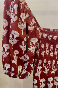 EMERSON FRY Santiago Maxi Dress in rougue marigolds - women's dress - view 4