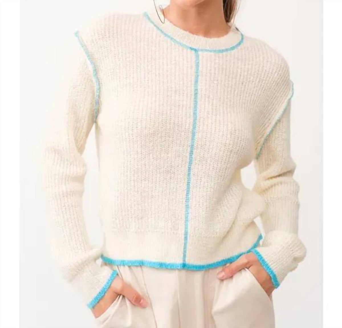 Papermoon - Stella Knit Crop Sweater
