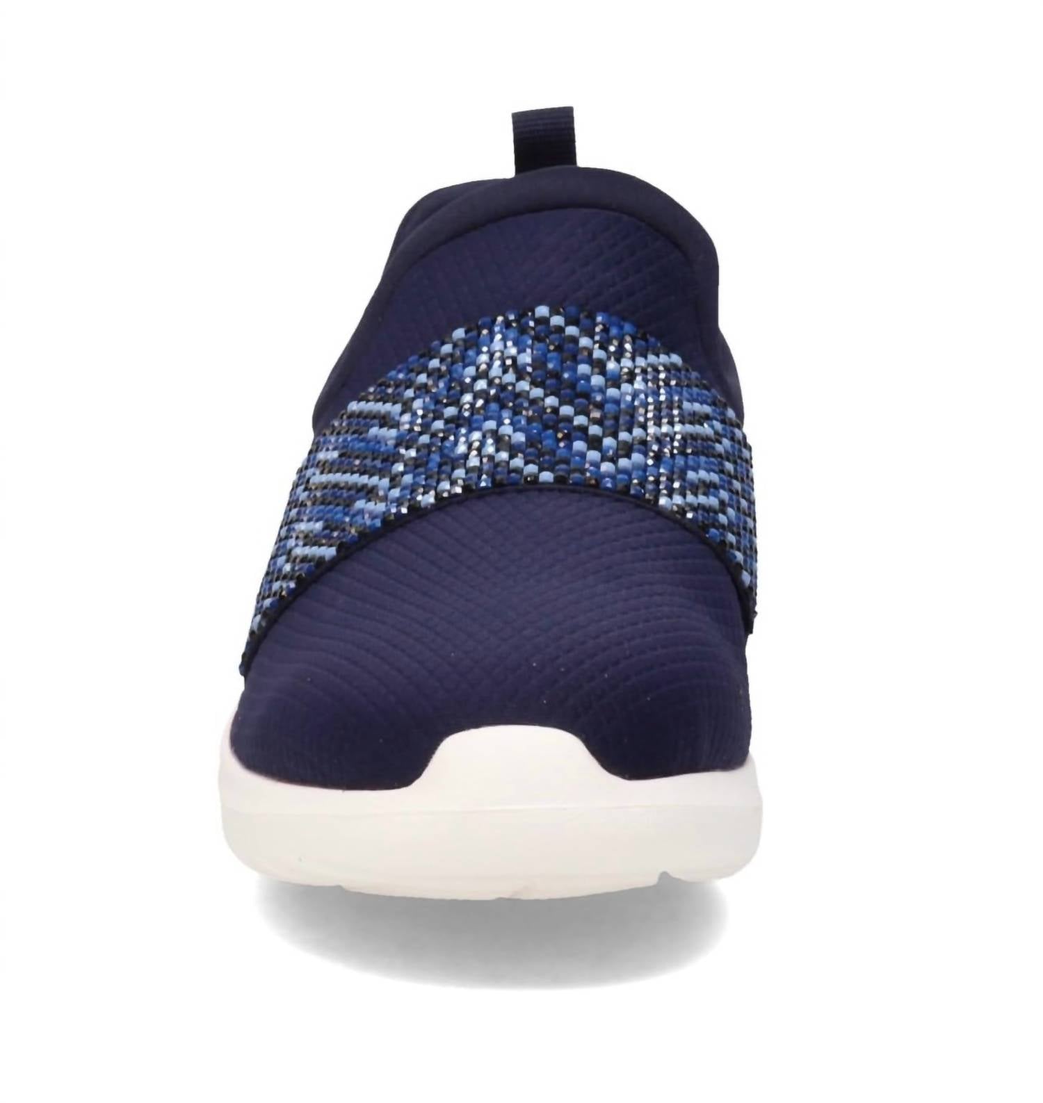Clarks Women's Nova Way Sneaker in dark navy combi - women's sneaker - alternate view
