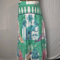 Oopscool - Women’s Garden Printed Maxi Skirt