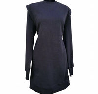 Culpos X Inc - Women's Mini Knit Sweatshirt Sport Dress