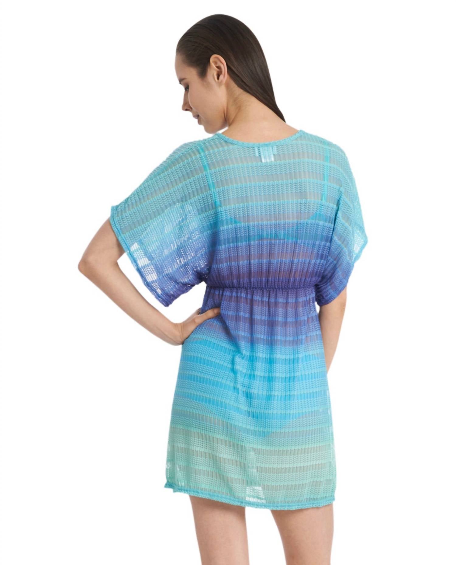 Jordan Taylor - V-Neck Textured Tunic Cover Up