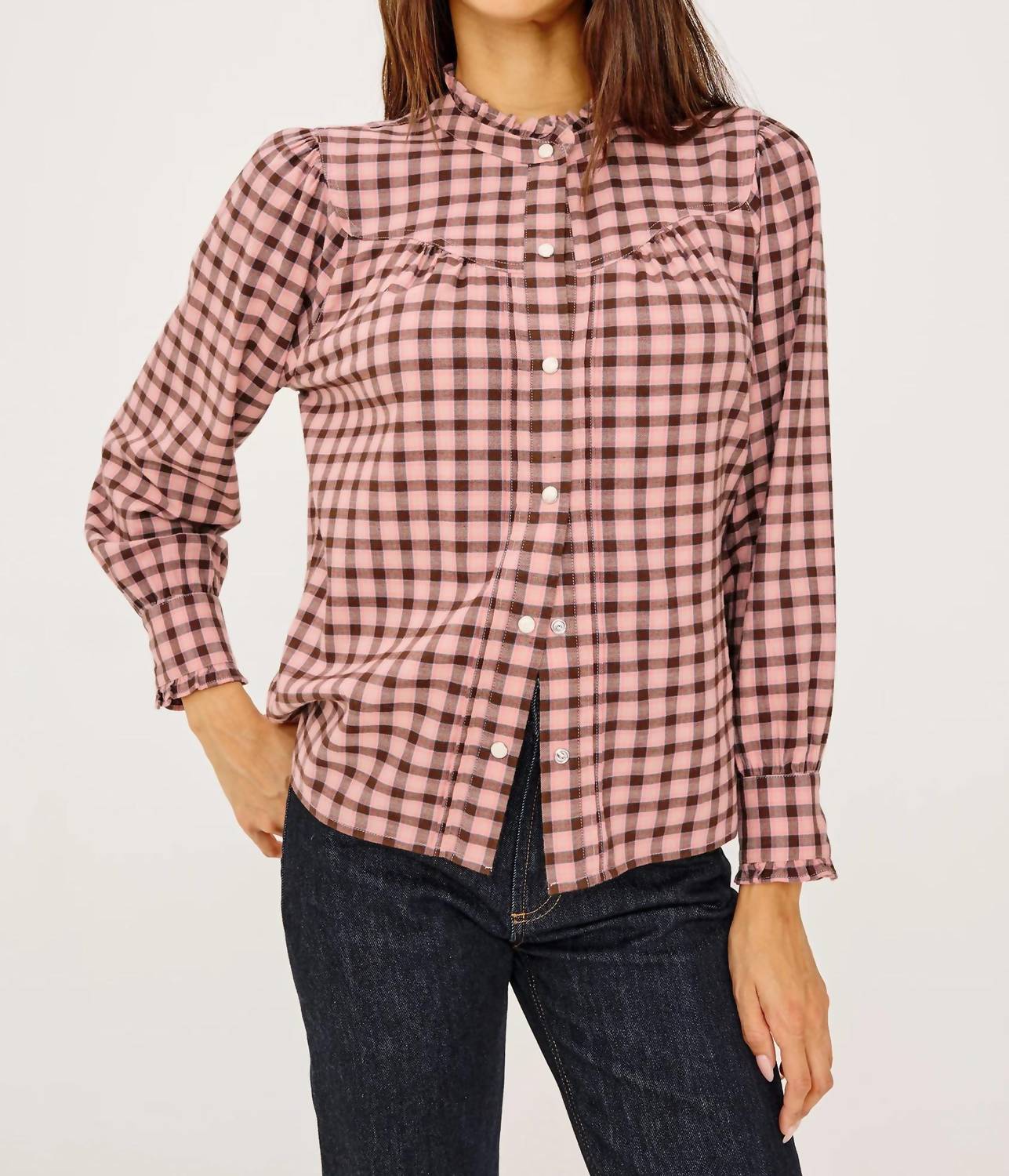 Rails Alanna Blouse in ivory smoke onyx - women's blouse