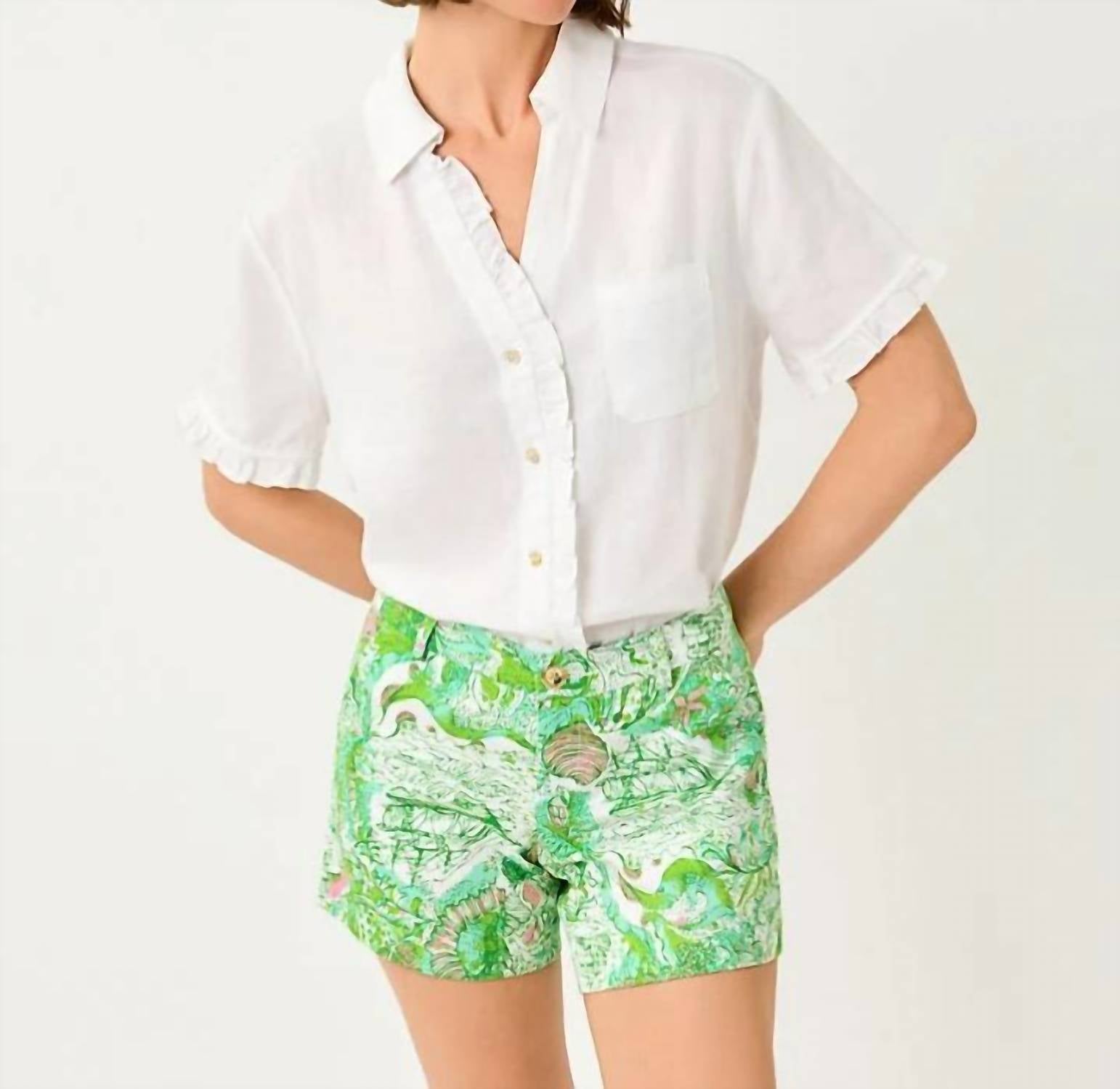 Lilly Pulitzer - CARDEN RUFFLE TOP