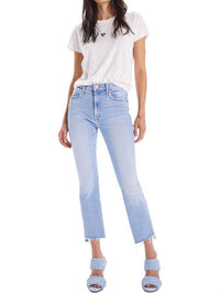 Mother - Insider Crop Step Fray Jean