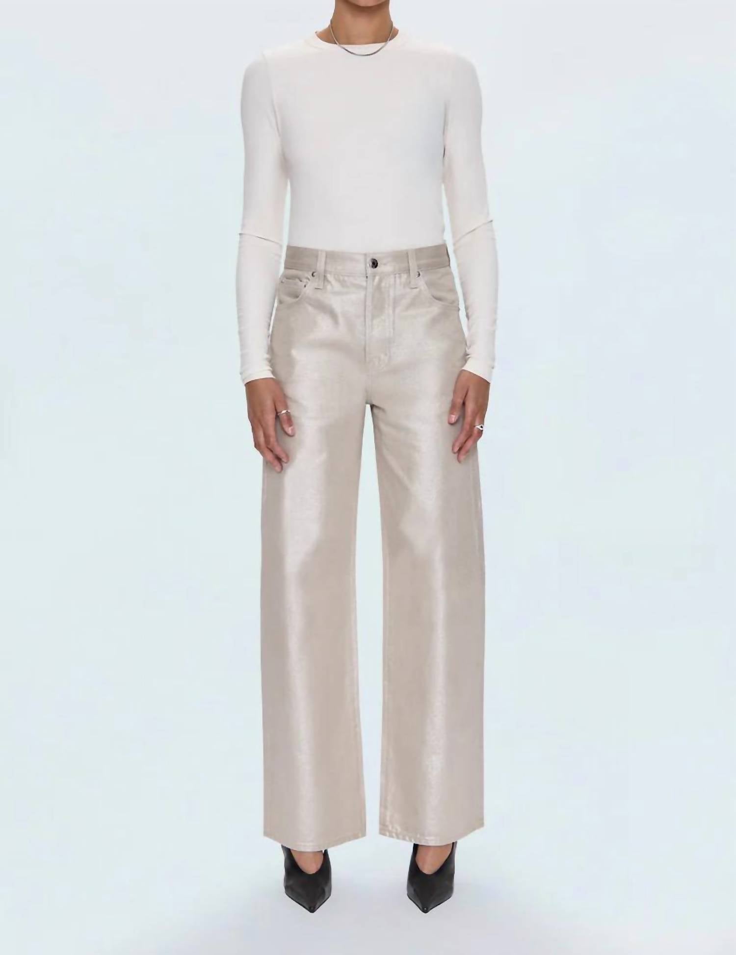 Pistola - Tate High Rise Bowed Jeans
