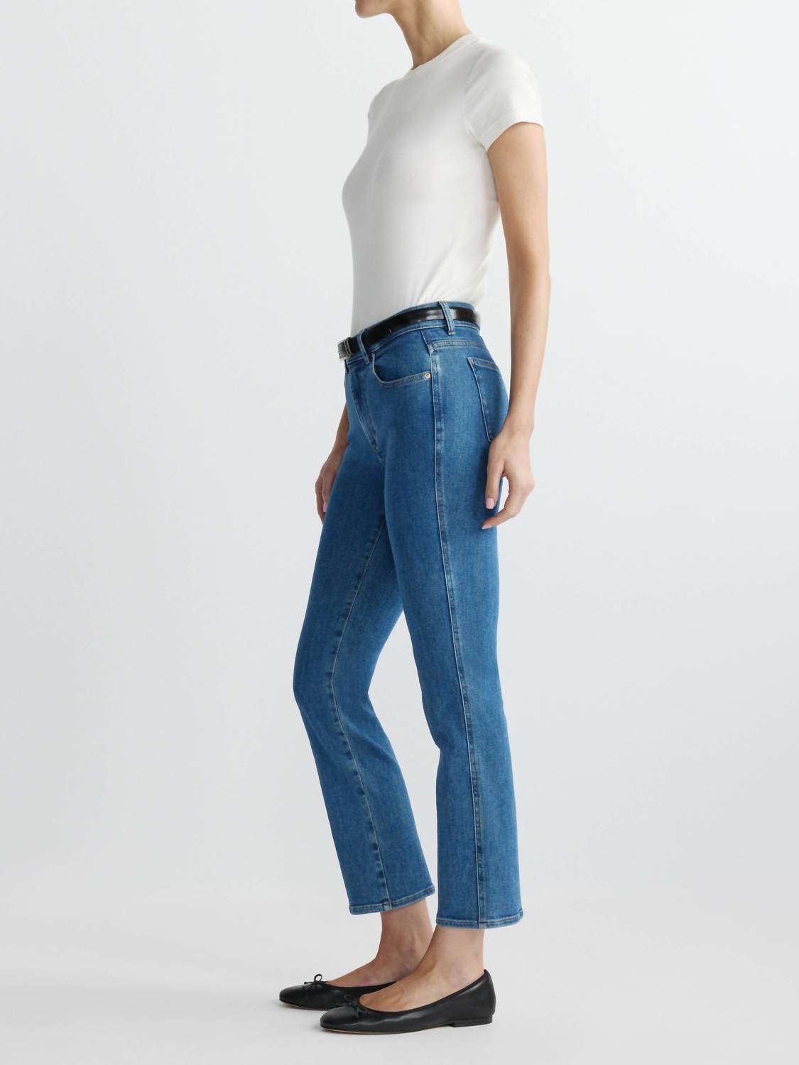 Dl1961 - Women'S - Mara Straight Mid Rise Instasculpt Ankle Jeans