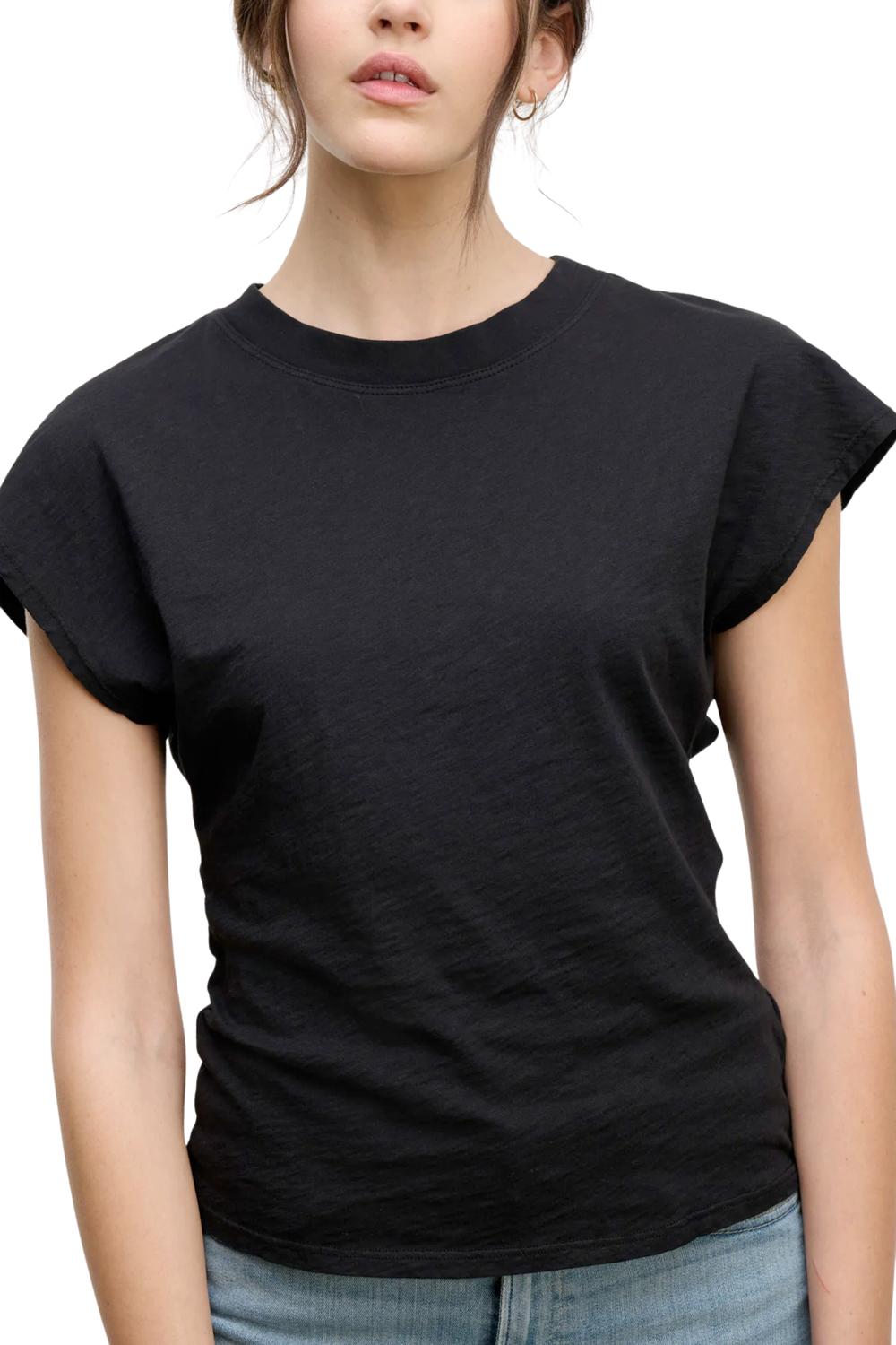 Velvet by Graham & Spencer Sterling Top in black - women's t-shirt - view 4