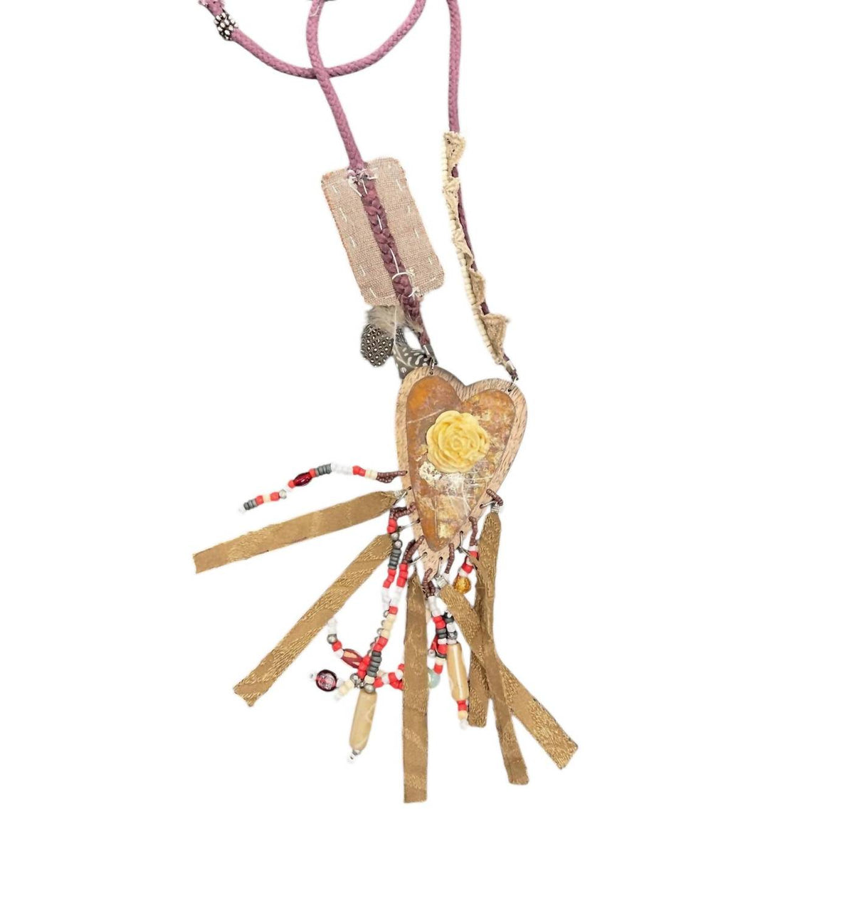 A Rare Bird - Women's Prairie Heart Necklace