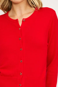 Lucy Paris - Celeste Heart Button Cardigan