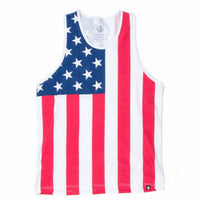 Rowdy Gentleman - Men's The American Flag Tank Top