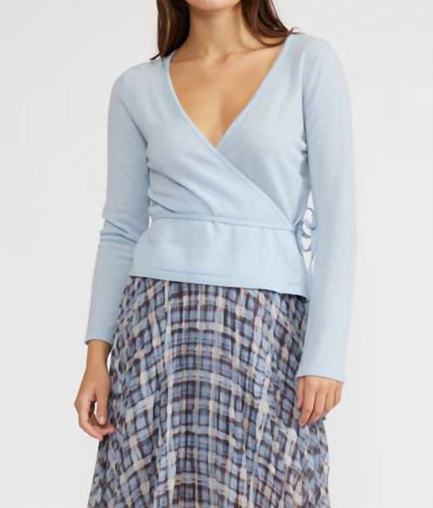 Lucy Paris - Dominic Faux Wrap Top
