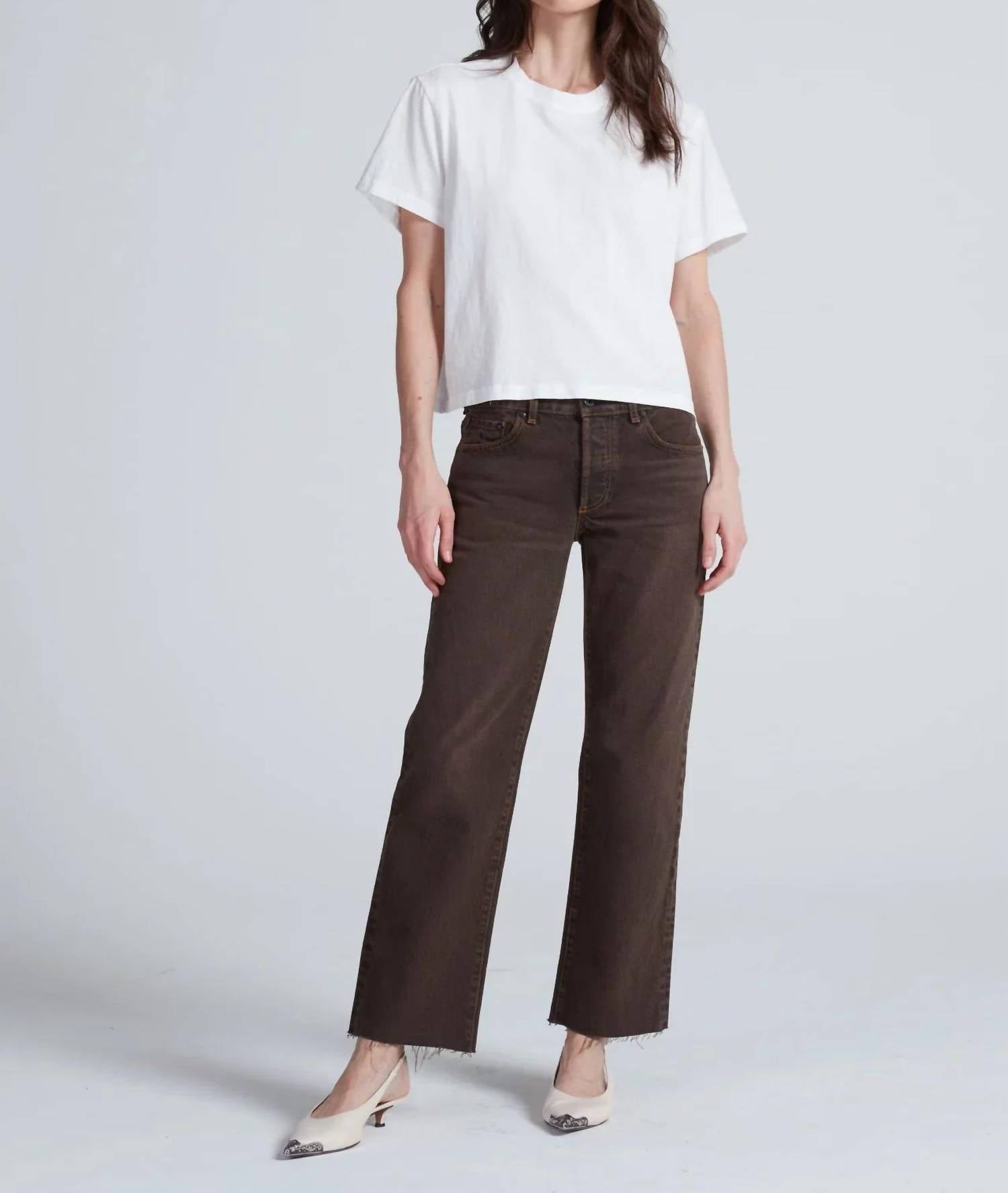 Askk Ny - Low Rise Straight Pants