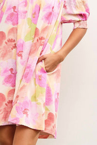 Mustard Seed - Sunset Bloom Off The Shoulder Mini Dress