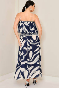 Her Botarri - Night Garden Top & Skirt Set