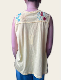 Johnny Was - RAW DETAIL HENLEY CORA TANK